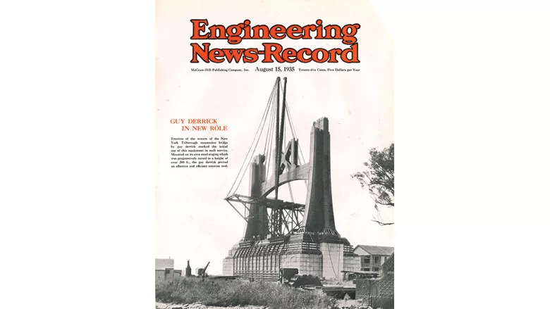Triborough Bridge, ENR cover 8-15-1935