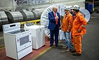 TrumpUSSteelvisit