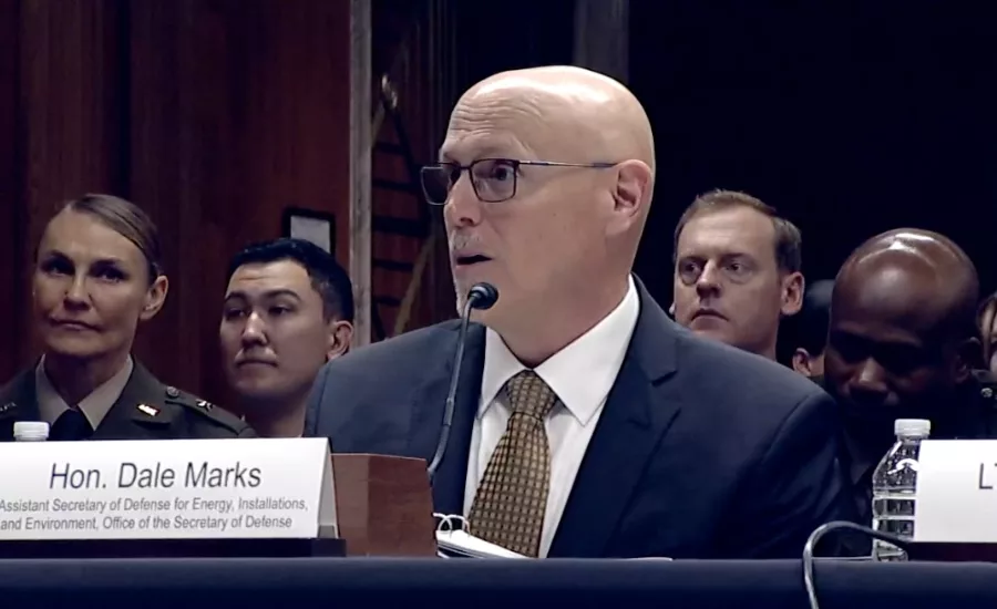 Dale Marks testifies before a U.S. Senate subcomittee