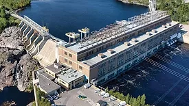 Isle-Maligne hydroelectric plant in Quebec