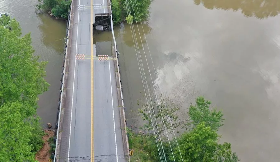 Bridge collapse, South Carolina