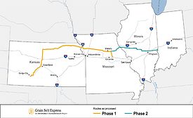 The Grain Belt Express lost a $4.9 billion federal loan guarantee on July 23, 2025.