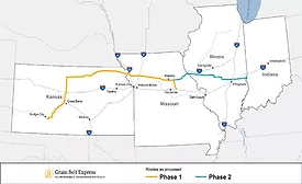 The Grain Belt Express lost a $4.9 billion federal loan guarantee on July 23, 2025.
