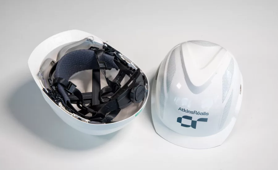 AtkinsRealis more inclusive helmet design for longer hairstyles