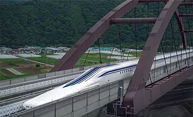 The Superconducting Maglev (SCMAGLEV), developed in 1962, is a high-speed ground transportation system that uses magnetic forces for acceleration, deceleration, guidance and levitation.