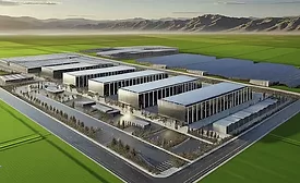 One rendering of the proposed data center campus in central Utah, built by Joule Capital Partners, Caterpillar and Wheeler Machinery. 