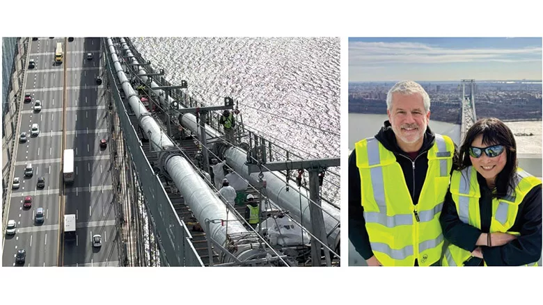 George Washington Bridge with Scott Blair and Aileen Cho
