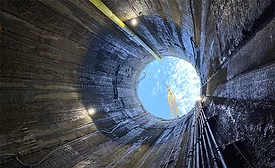 Annacis Water Tunnel's south shaft.