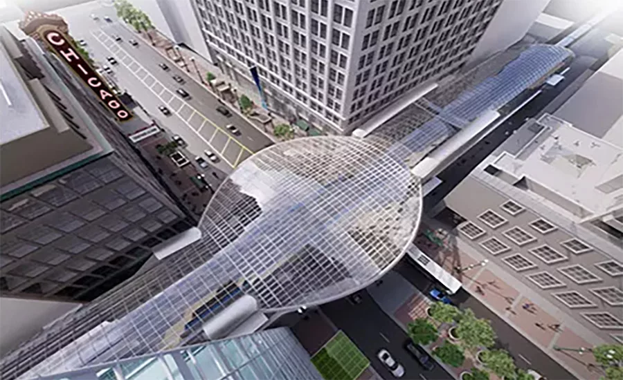 F.H. Paschen is the contractor for a $440-million project to rebuild the State/Lake "L" station in Chicago to be enclosed by an expansive glass canopy.