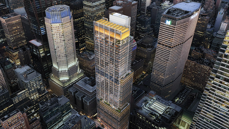 New Office Tower Includes Transit Access
