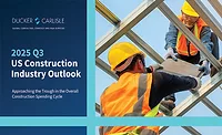 Ducker-Report Cover of Ducker Carlisle Q3 2025 Construction Outlook report.