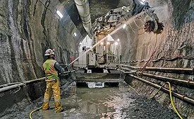 Plane Train Tunnel