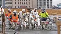 Concrete Pour at the Colburn Center