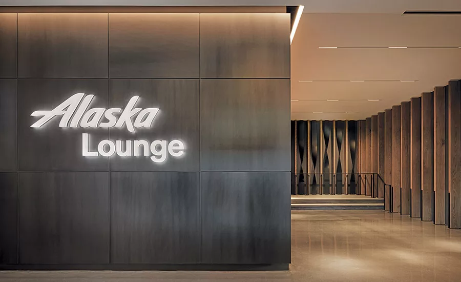 SFO Alaska Airlines T1 Lounge