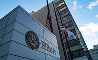 The outside of FEMA.