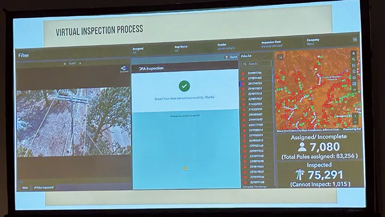 EDM International’s tool identifies wildfire risks for utility clients.