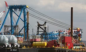 Port Authority infrastructure work during executive leadership transition.