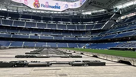 Fully Automated Pitch Changeover Solution at Santiago Bernabéu Stadium