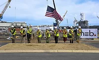 NDAA-Passage Ceremonial groundbreaking at a U.S. military construction site.