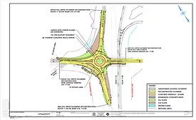 Glastonbury, Conn. will receive a new roundabout as part of a $14.5-million Connecticut Dept. of Transportation project.