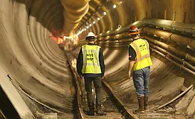 Workers in the Delaware Aqueduct Bypass