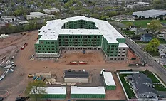 The Kempson at 212 Durham Avenue in Metuchen, NJ, is a $65 million multifamily residential project developed by Klein Enterprises and designed by J Davis Architects.