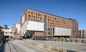 The Josiah Quincy Upper School in Boston is a finalist for ENR New England Project of the Year