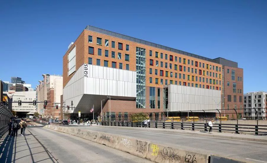 The Josiah Quincy Upper School in Boston is a finalist for ENR New England Project of the Year