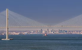 A rendering of the new Key Bridge in Baltimore