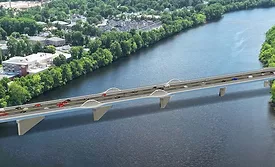 Rendering of the Rourke Bridge in Massachusetts