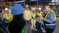 Grasso leads tour of Connecticut plant Grasso leads tour of Connecticut plant