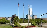 Entrance to Stony Brook University campus on Long Island.