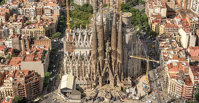 The installation of a cross