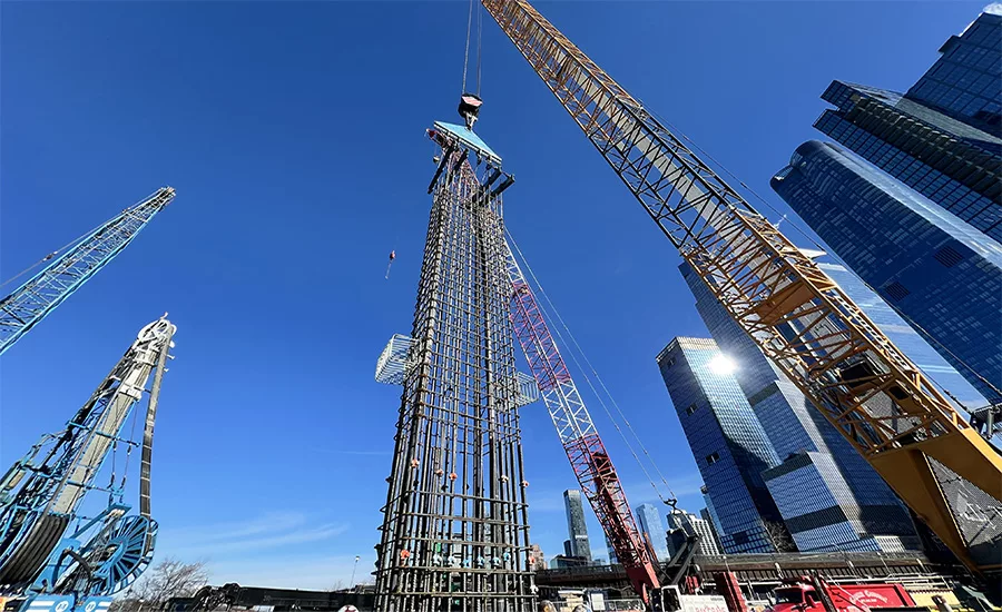 Slurry wall panel construction at Gateway’s 12th Avenue Access Shaft site, December 2025.