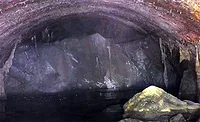 Sewage line blockage.