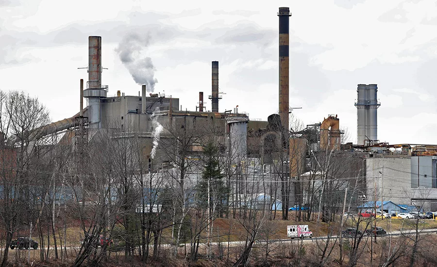 Closed Androscoggin paper mill in Jay, Maine, proposed for data center redevelopment