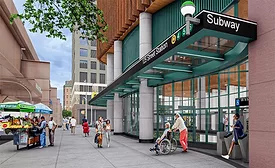 Rendering of Second Avenue Subway 125th Street station entrance in East Harlem