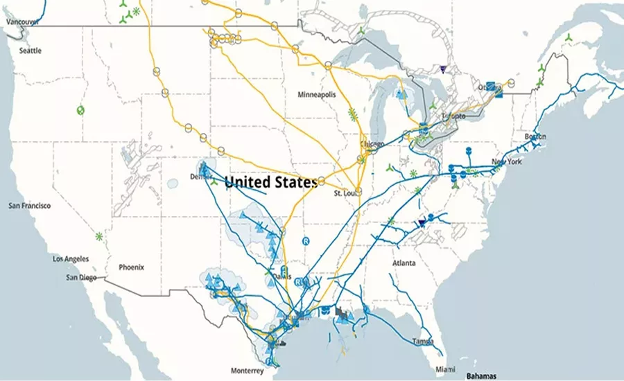 Enbridge pipeline map.