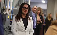 Lori Chavez-DeRemer at workforce training facility.