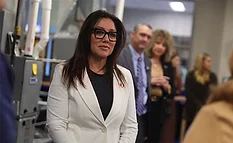 Lori Chavez-DeRemer at workforce training facility.