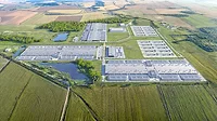 Aerial rendering of the proposed Related Digital data center campus in Saline Township, Mich.