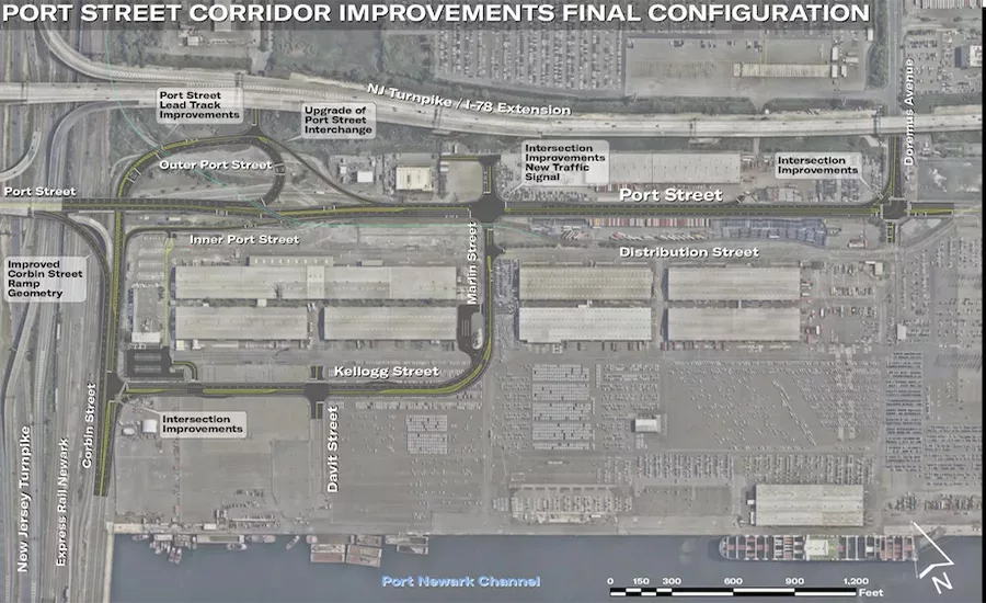 Port facilities owned by Port Authority of New York and New Jersey will undergo upgrades and expansions in the coming years.