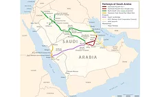 Saudi Landbridge Map