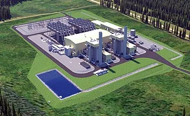 Rendering of the Greenlight Electricity Centre combined-cycle natural gas power plant planned for Sturgeon County, Alberta.
