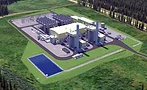 Rendering of the Greenlight Electricity Centre combined-cycle natural gas power plant planned for Sturgeon County, Alberta.