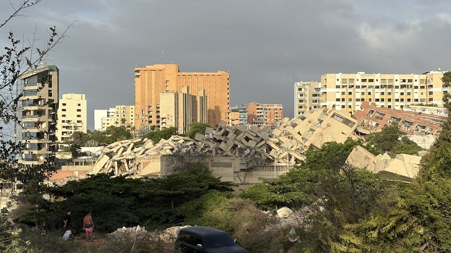 Venezuela quake collapse