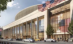 Rendering of the planned Penn Station reconstruction above proposed track-level improvements.