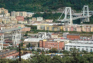 Historic ENR coverage of the Morandi Bridge collapse and replacement