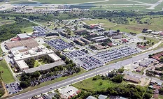 Aerial view of Joint Base San Antonio-Lackland.