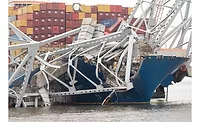 KeyBridgeDaliDebris.jpg The Key Bridge collapsed when a ship ran into it